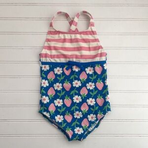 MINI BODEN EUC/LN Colorful Strawberry Print One Piece Swimsuit